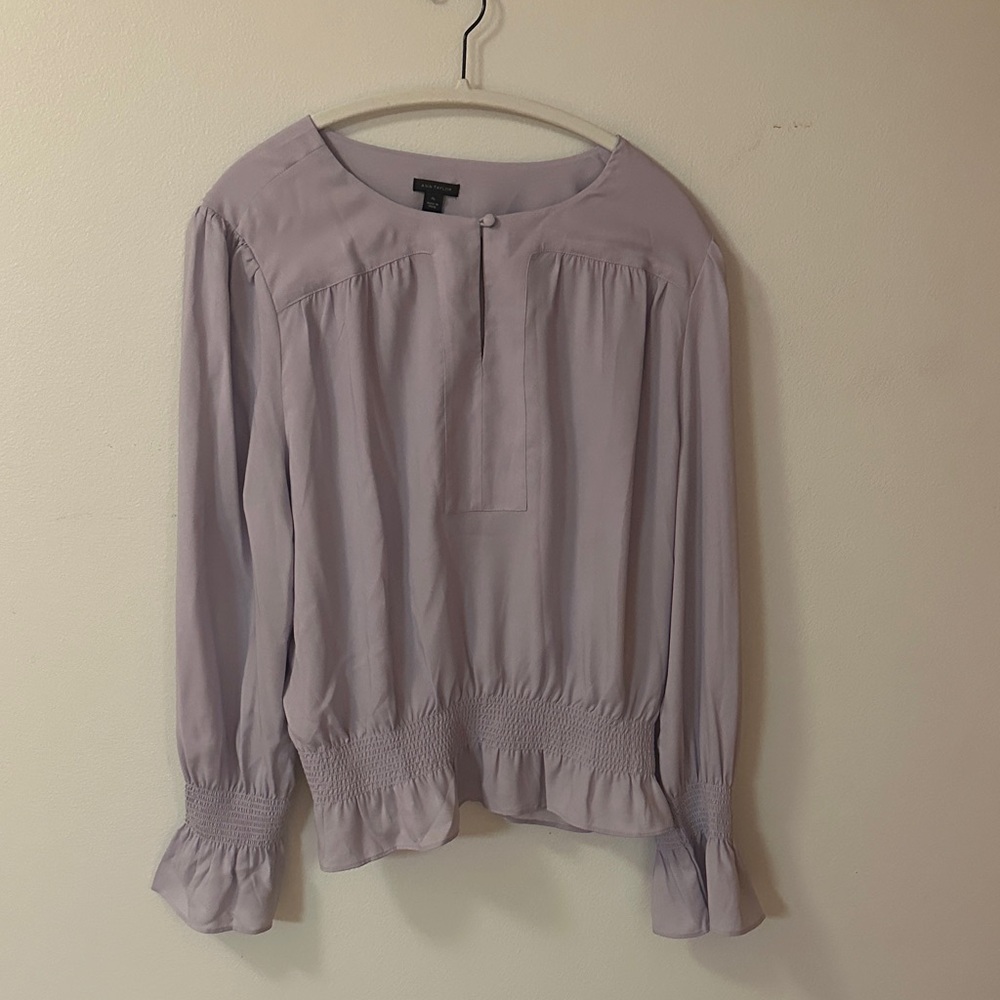 Ann Taylor Lavender Blouse